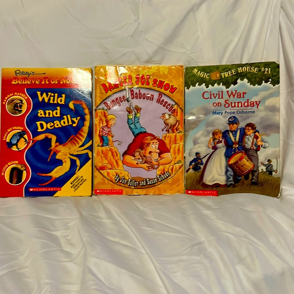 Three Scholastic books